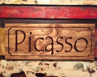 Personalized sign, Custom Carved Wooden Name Plaques, Outdoor Wood Option, Cabin sign, personalized Lake House Decor, Ski Lodge Wall Art