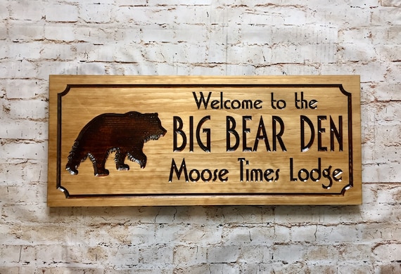 Handmade Wooden Carving Canadian Bear (DEB) Handmade Wooden Carving Canadian Bear (DEB)