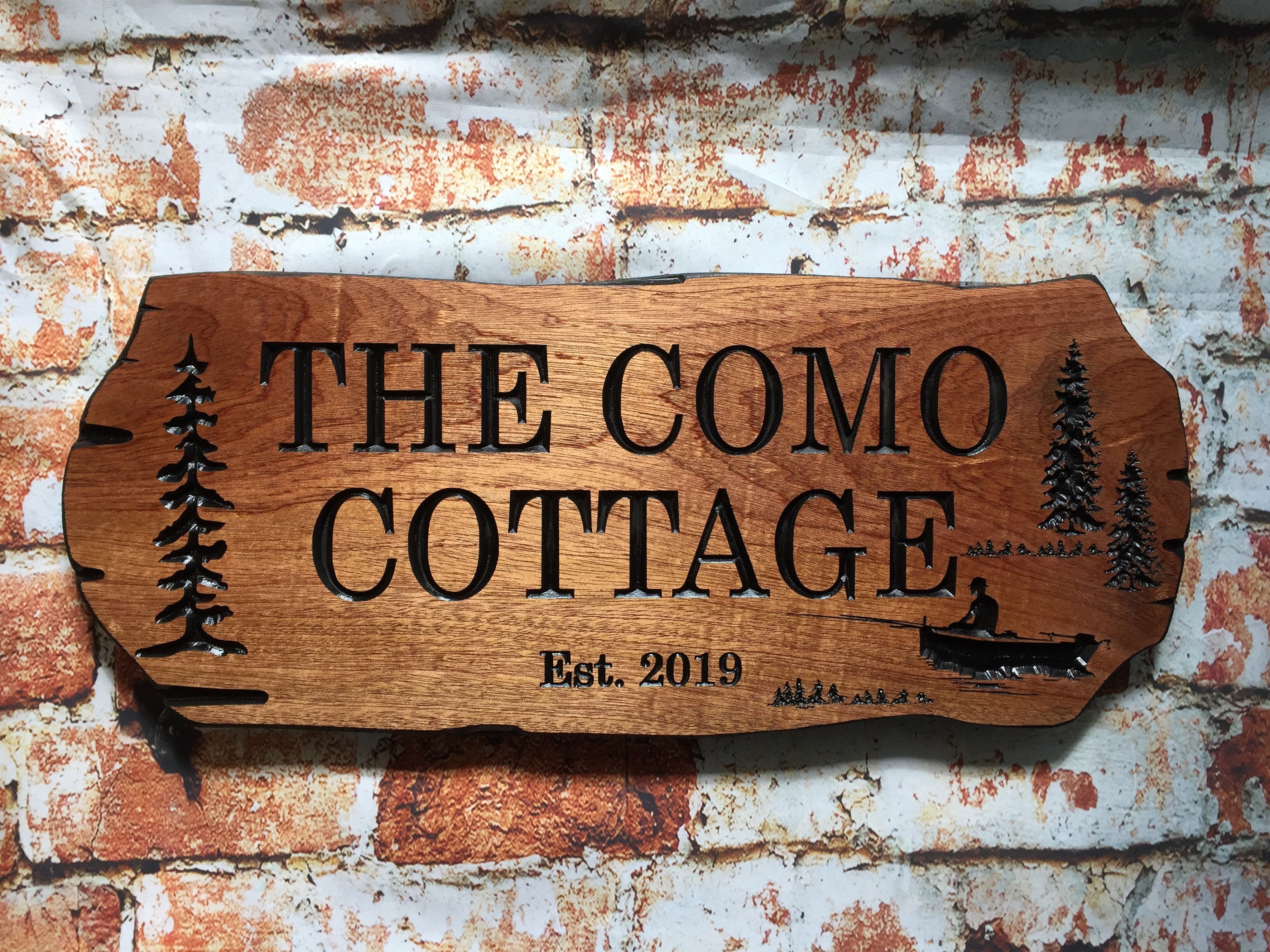 Custom Lake House Signs Carved Wood Outdoor Wooden Custom Lake House Signs Carved Wood, Custom Outdoor Address Signs