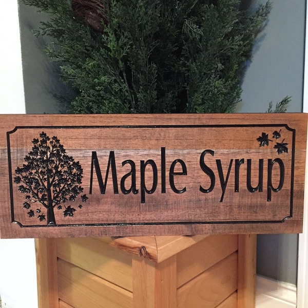 Maple Leaf Sign - Etsy
