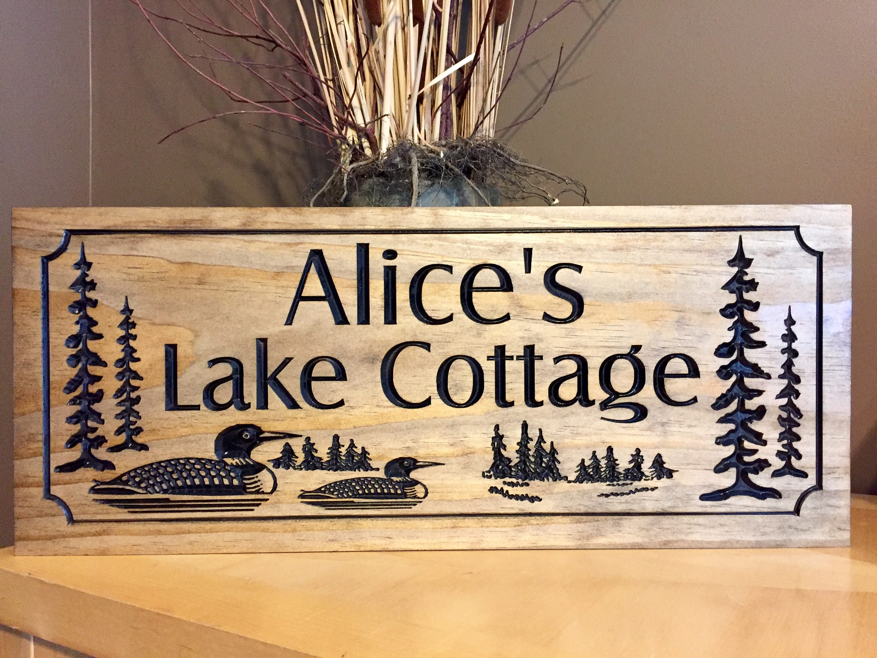 Sign for Your Home Custom Lake Sign Custom to The Lake