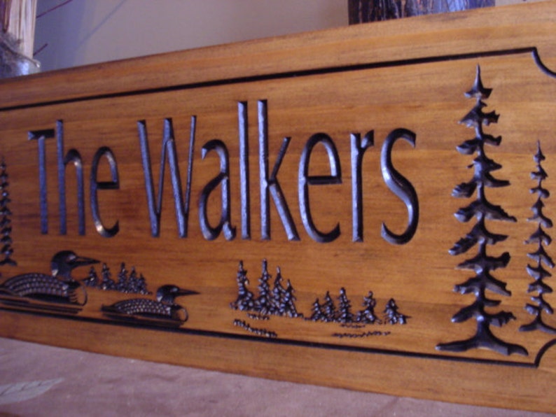 Custom Lake House Sign Wooden Sign Wood Sign Cabin Decor - Etsy