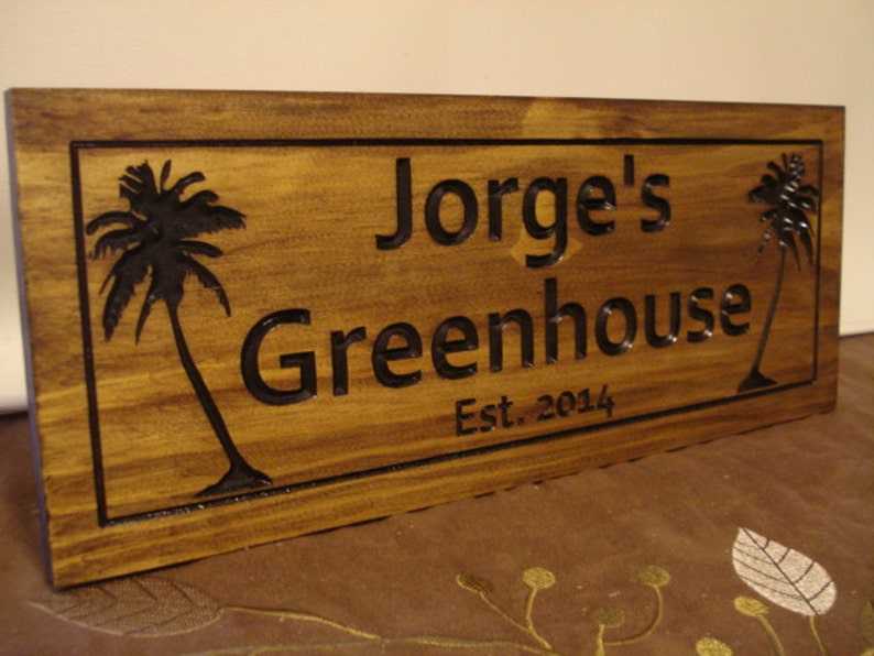 Personalized Beach House Sign Ocean Vacation Image 0