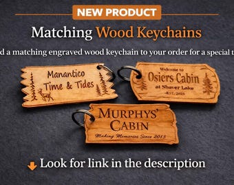 Wooden Carved Address Sign Personalized With Large Numbers and