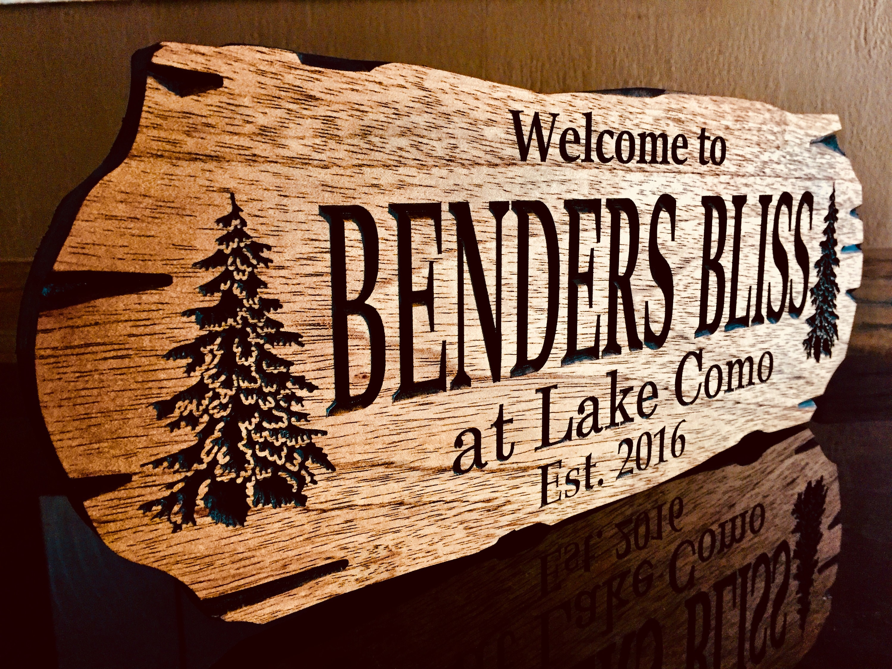 Outdoor Wooden Carved Cabin Sign, FREE SHIPPING, Camp Sign, Weekend C…