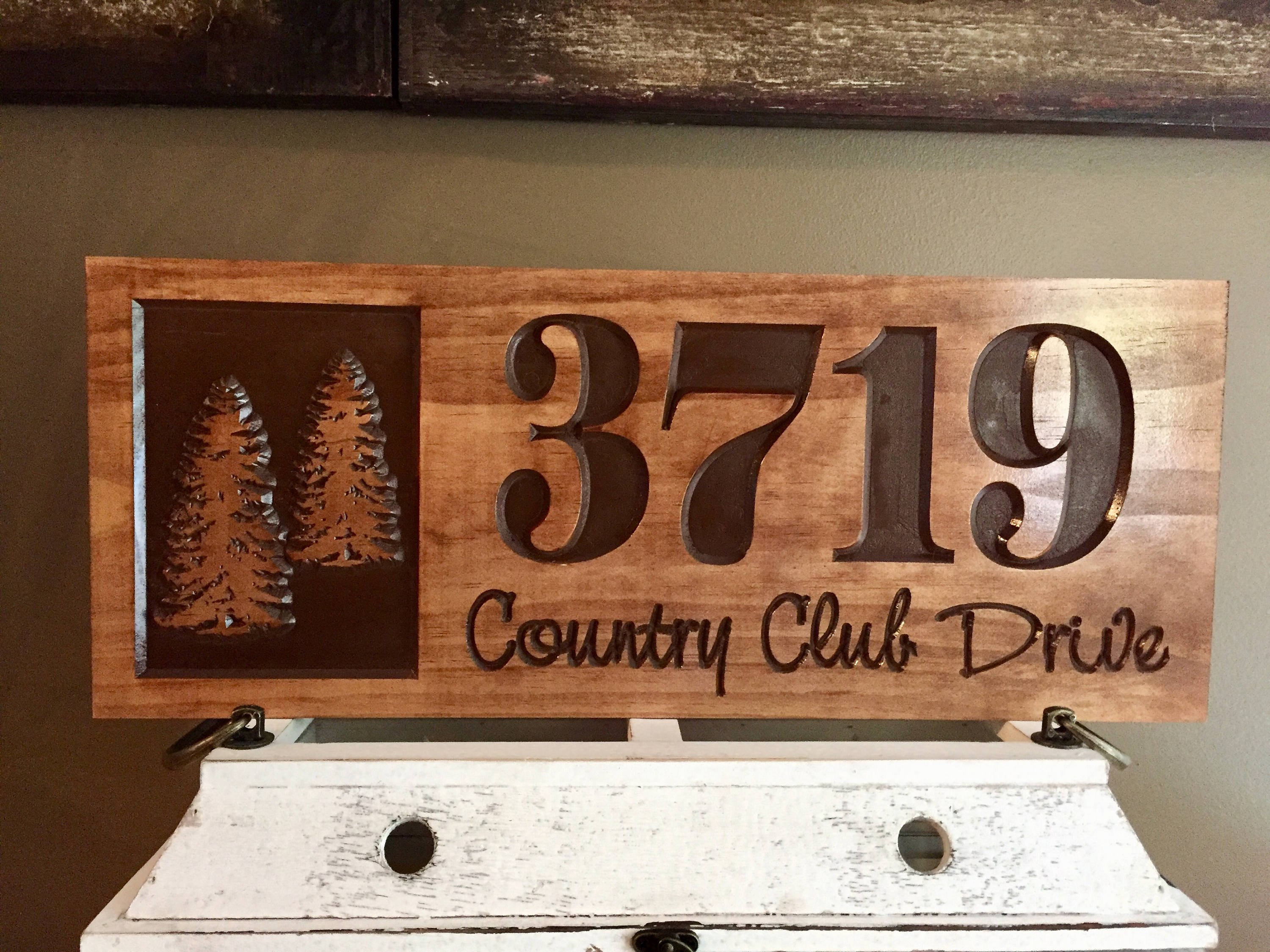 Address Plaque, Cabin Signs, Custom Wood Signs, Wood Carved Signs ...