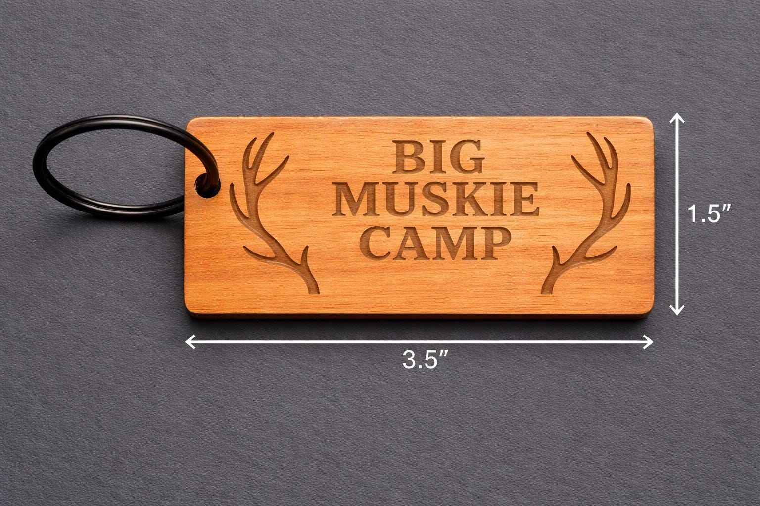 Matching Wooden Keychain Add‑on, Personalized Sign Accessory, Engraved ...