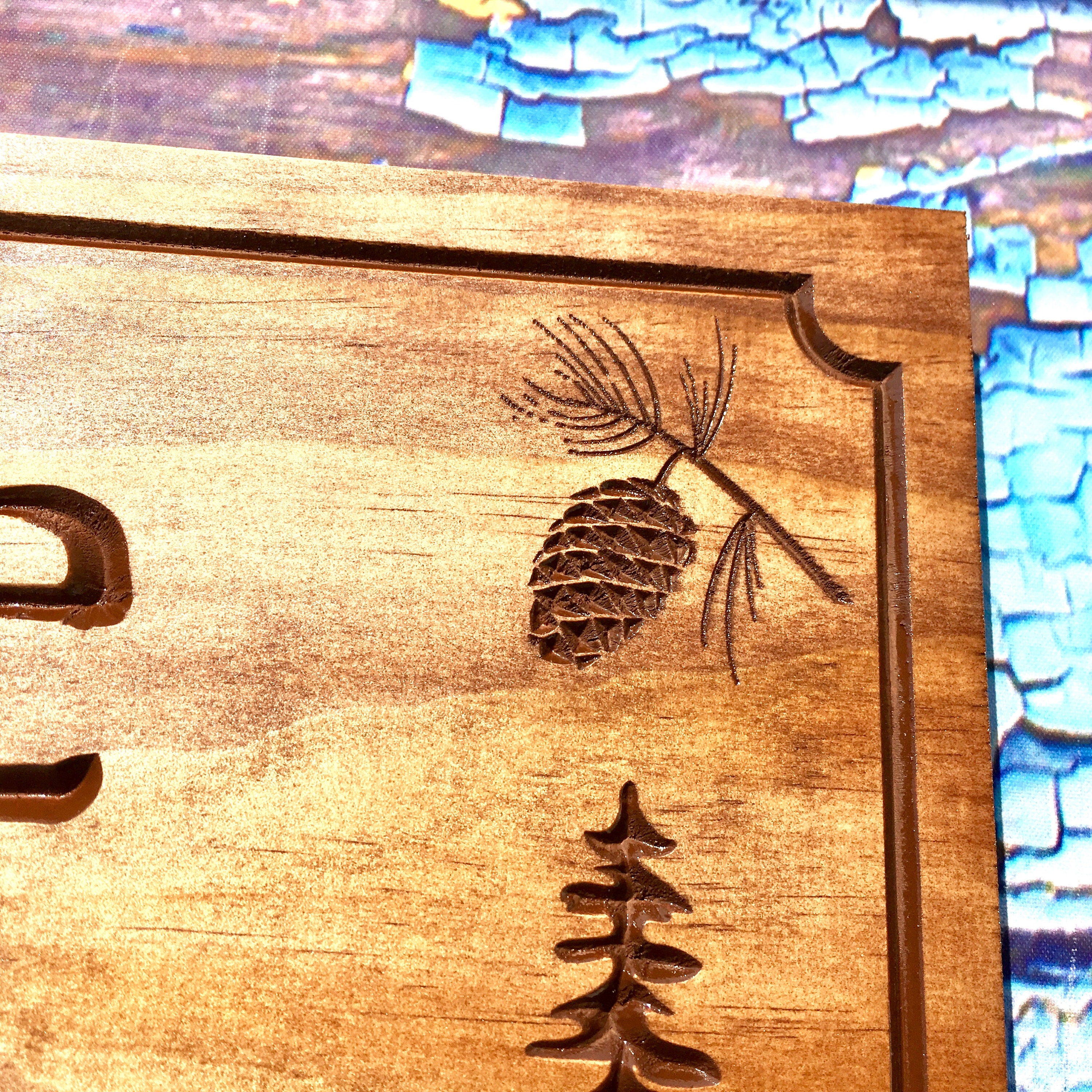 Welcome to Our Lake House Handmade Real Wood Panel 