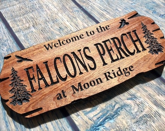 Personalized Wood Signs, Cabin Sign, Custom Wooden Sign, Rustic,