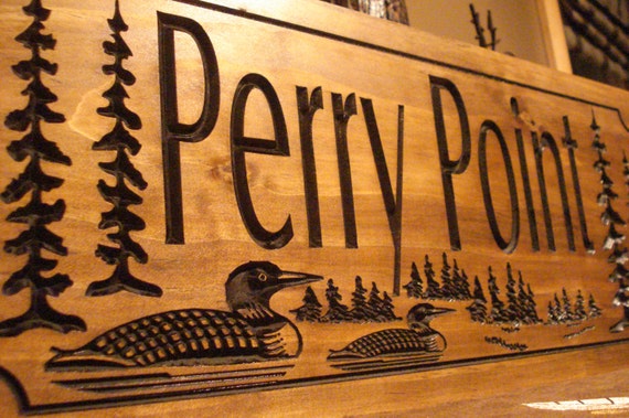 Personalized Wooden Carved Rustic Wood Sign For Your Ranch Etsy