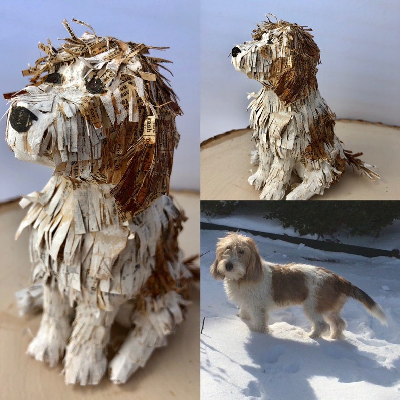 Custom ANY BREED Pet Portrait Sculptures Personalized Dog pet portrait figurine UniqueLeeArt image 6