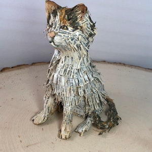 Custom Pet Portrait Sculptures ANY BREED Personalized Cat, Handmade to Order from your photos, custom cat figurine UniqueLeeArt