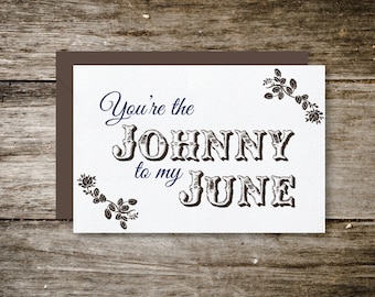 Eres el Johnny de mi tarjeta imprimible de junio