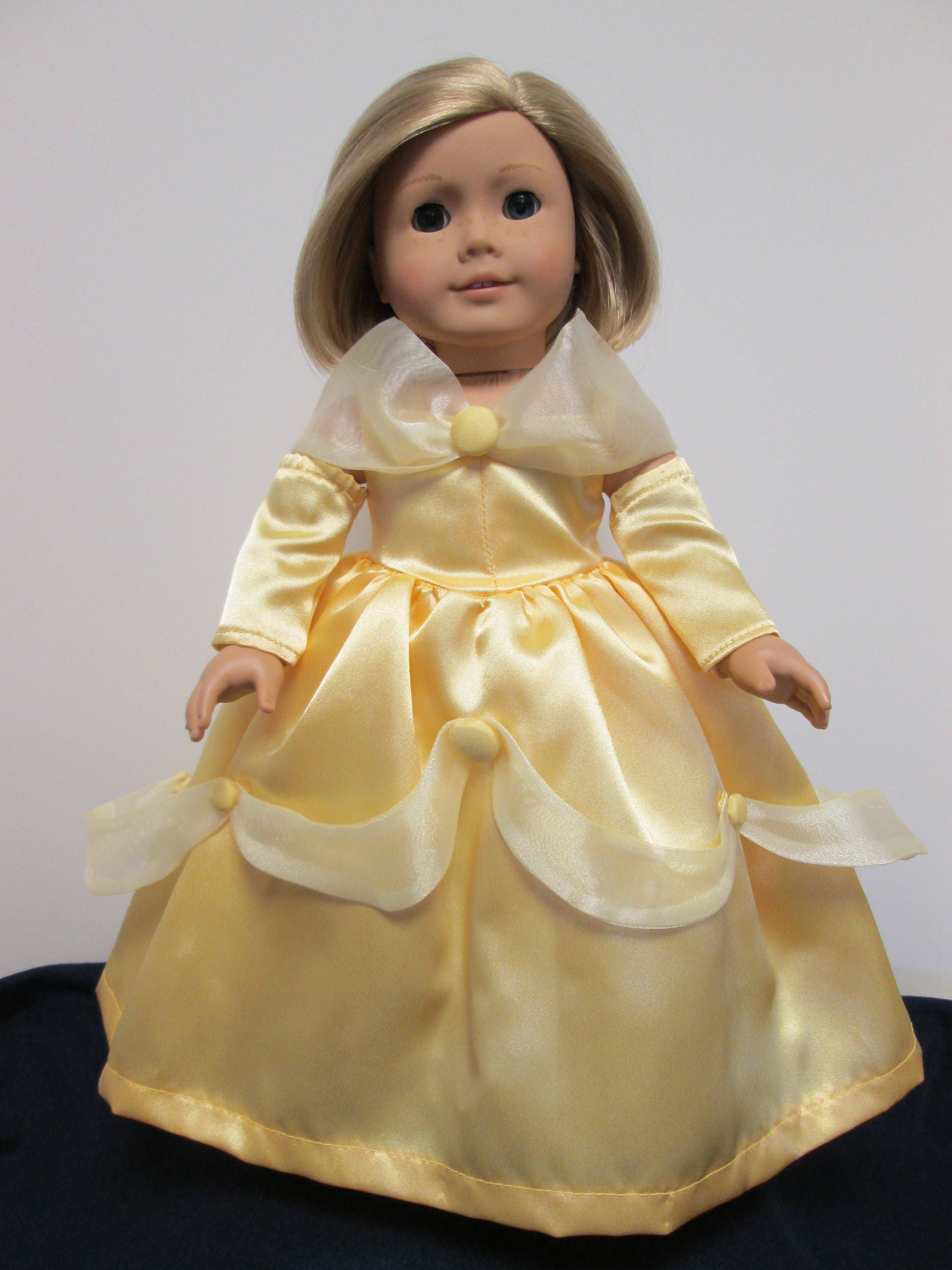 18 Doll Clothes Beauty and the Beast Belle Ball Gown - Etsy