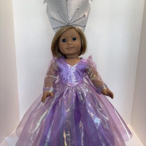 18” Doll Dress Glinda The Good Witch