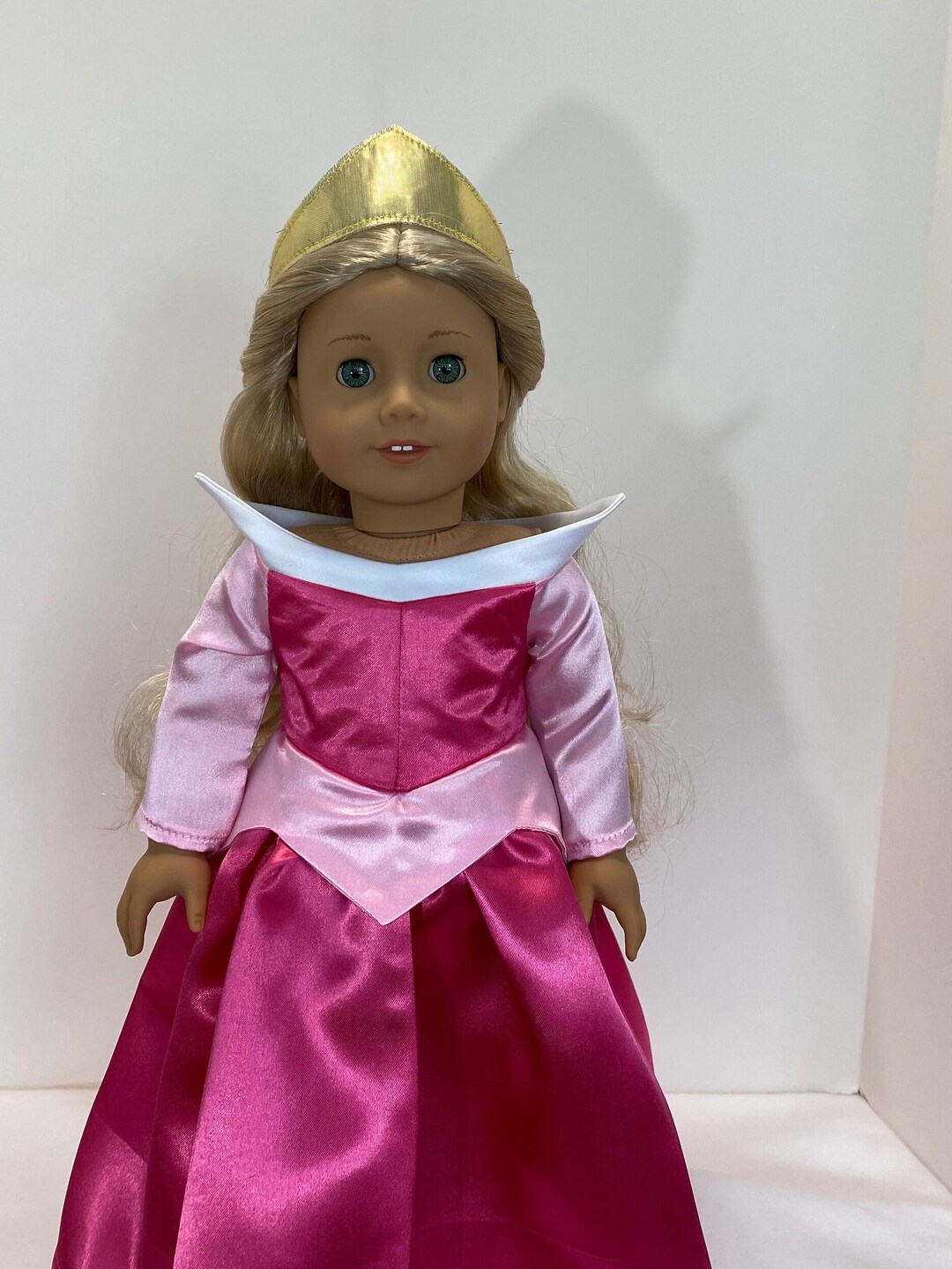 18 Doll Dress Sleeping Beauty Gown Made to Fit American Girl Etsy