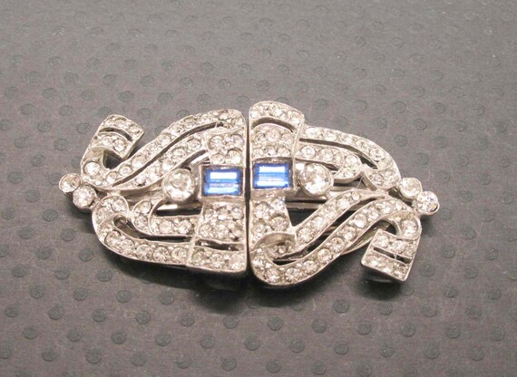 CIRO PEARL CP England Signed Pave Crystal Clear &… - image 3