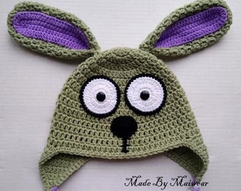 Crochet Bunny Hat Inspired