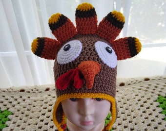 Crochet Turkey hat