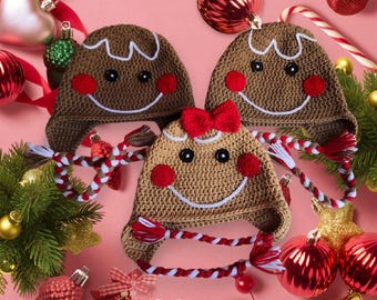 Crochet Gingerbread Hats