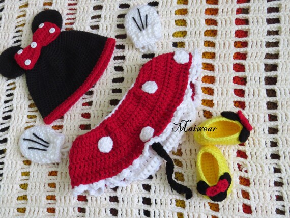 minnie mouse newborn outfit