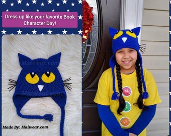 Pete the Cat Beanie - Etsy