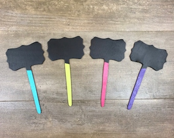 Chalkboard sign pick, fairy garden chalkboard, Build your own fairy garden kit.