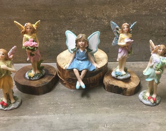 Fairy Garden Fairy, glitter wings, Fairy Garden kit add on, garden miniature, fairy garden accessories