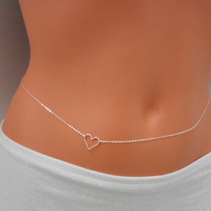 Silver hip chain for ladies new arrivals