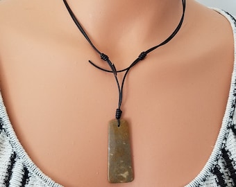 Jasper ketting, kristallen ketting, helende steen, ketting, bruidsmeisje cadeau