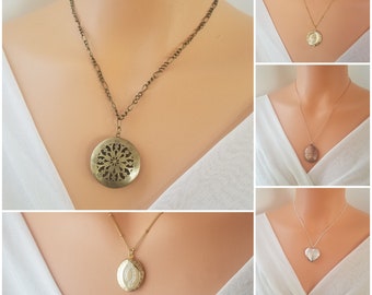 Victorian Locket Necklace, Antique Locket,  Graduation Gift, Mothers Day Gift, Necklace