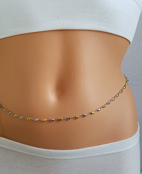 10k gold belly chains online