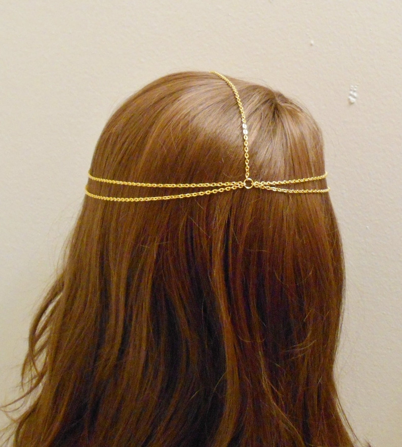 Double Head Chain Head Jewelry Chain Chain Headpiece Chain - Etsy