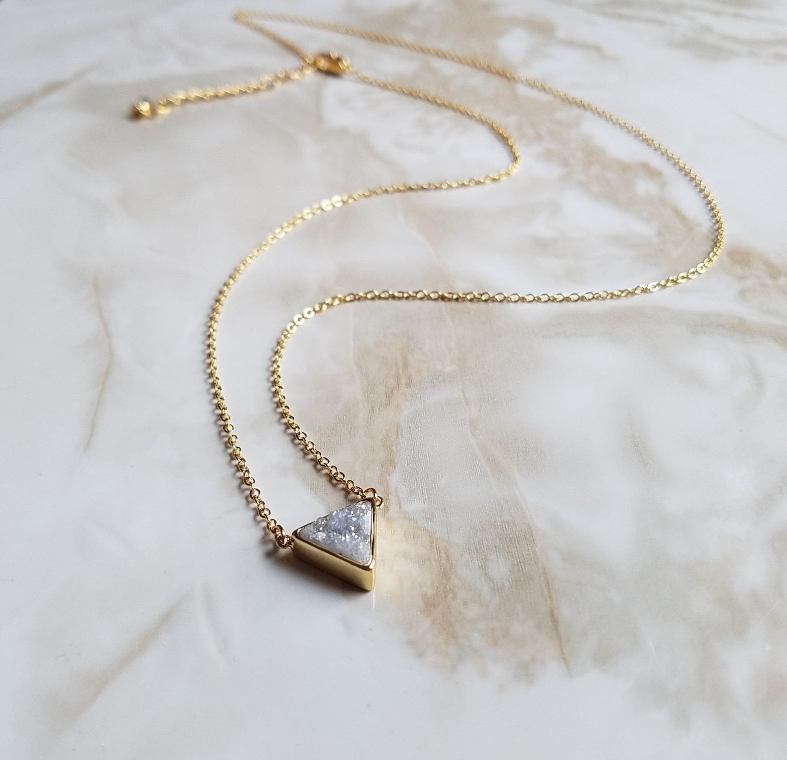 Druzy Belly Chain 14 K Gold Filled Crystal Belly Chain Etsy