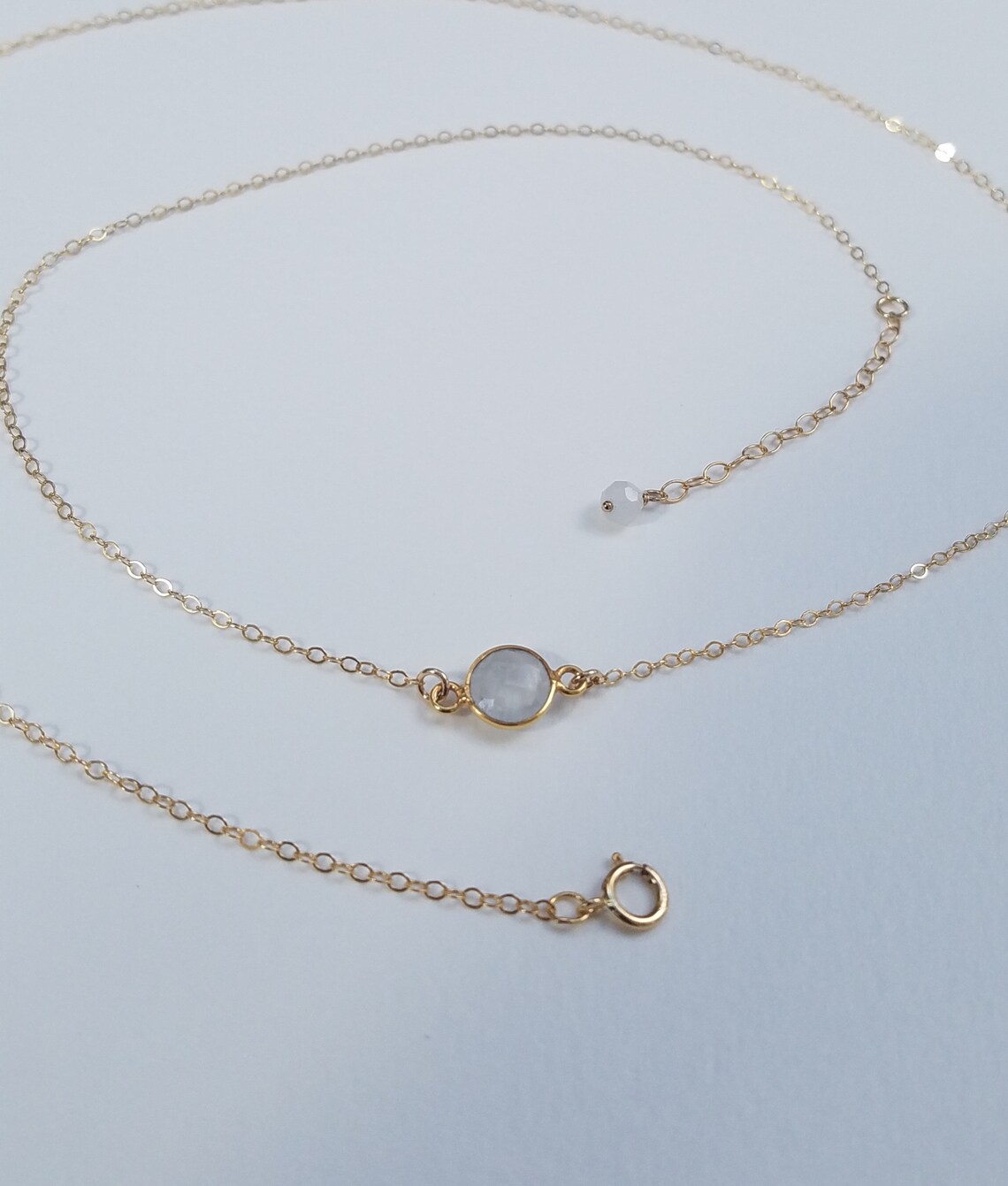 Moonstone Belly Chain Crystal Belly Chain Healing Stones Etsy