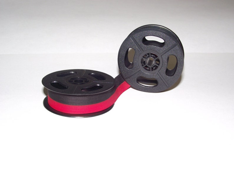 Olivetti Portable Typewriter Ribbon on Twin Spools Ribbons for Lettera 32, Lettera 36, Studio, Valentine and other models image 1