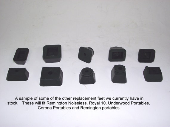 Typewriter Repair New Replacement Rubber Feet for 1930s Smith Corona Portable