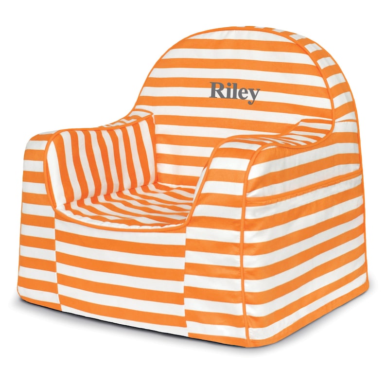 P Kolino Personalized Stripes Little Reader Toddler Chair