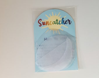 Suncatcher Window Cling Moon Phases Shapes | Removable Static Cling