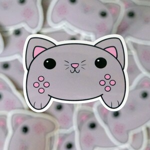 Catroller Sticker | Cat Themed Gaming Controller | Gamer | Video Games