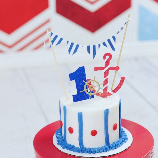 Nautical Cake Topper - Etsy