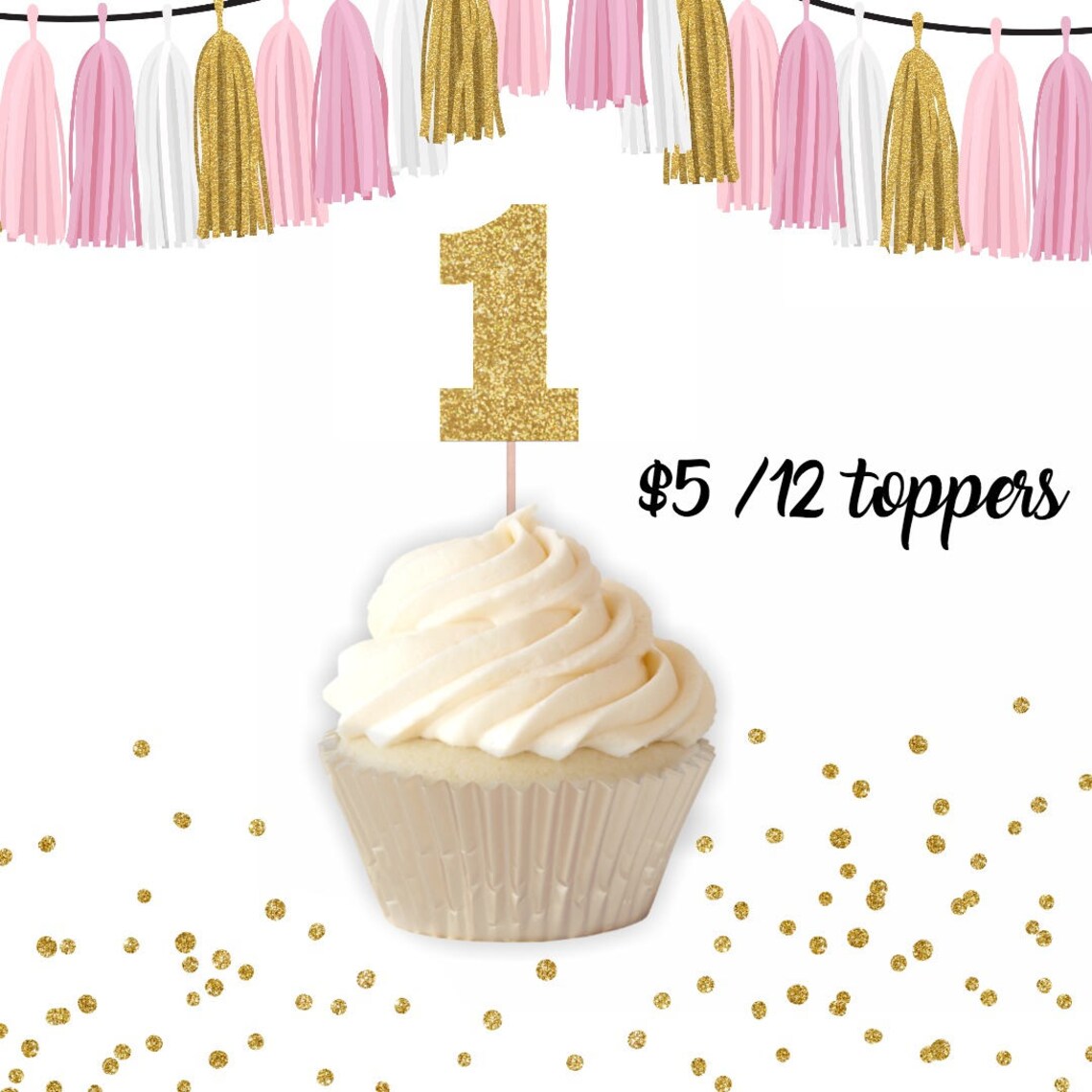 Number 1 Cupcake Toppers cupcake toppers birthday cupcake Etsy België