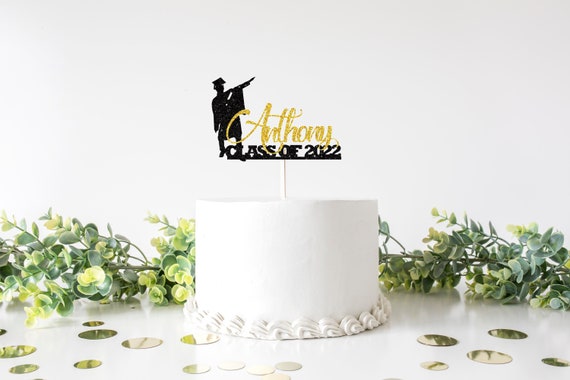 Graduation cake topper, grad cake topper, graduate decoration