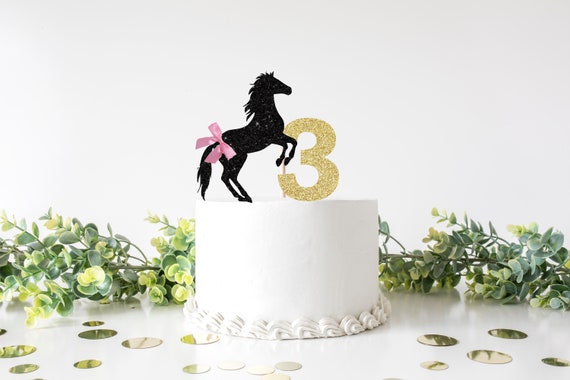Horse Cake topper, Banner, Cake Banner, Horse party, Cake topper, smashcake topper, birthday cake topper, Horse birthday Il_570xn