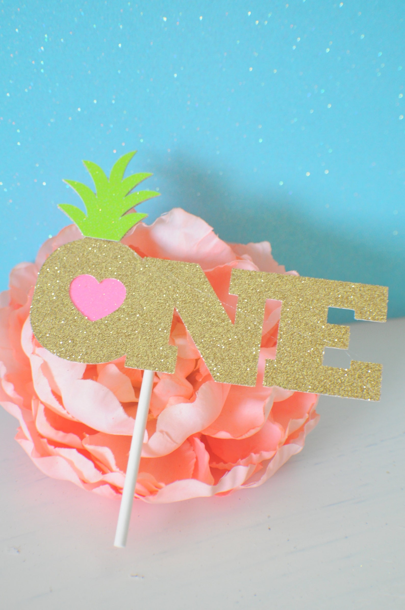 One Cake Topper Hawaiian Cake Topper Luau Cake Topper Luau Etsy