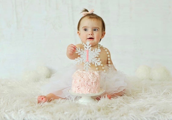 snowflake topper, snowflake cake topper, One cake topper, Winter Wonderland cake topper, smashcake topper, first birthday cake topper Il_570xn