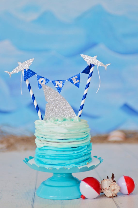 Shark Cake Topper Shark Cake Shark Week Shark Smashcake Etsy Shark Cake Topper Shark Cake Shark Week Shark Smashcake Etsy