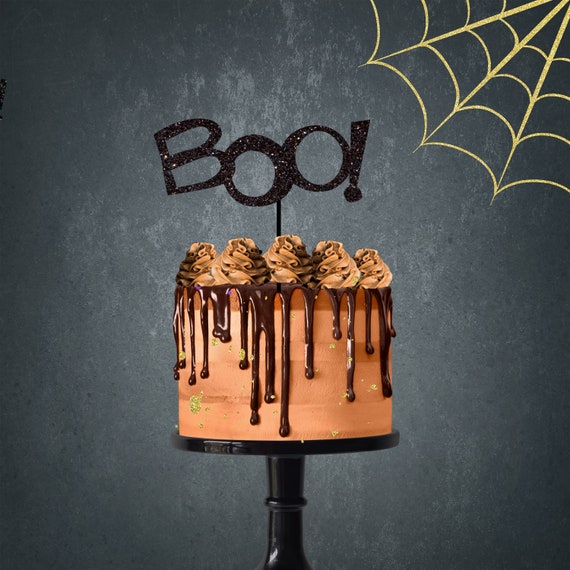Boo Cake topper, Halloween cake topper, Halloween cake, Halloween Party, cake topper Il_570xn