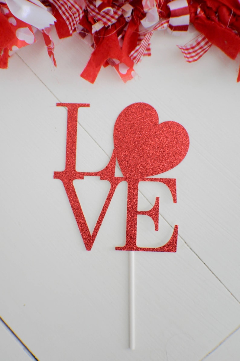 valentine-cake-topper-valentines-day-cake-topper-valentines-etsy