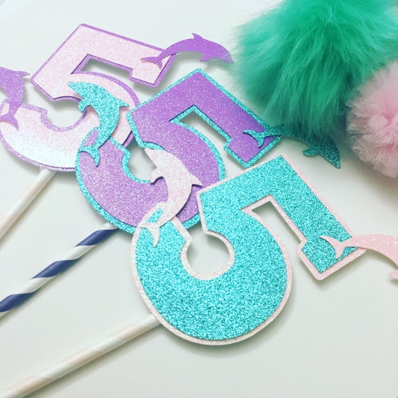 Dolphin cake topper, Dolphin party Il_570xn